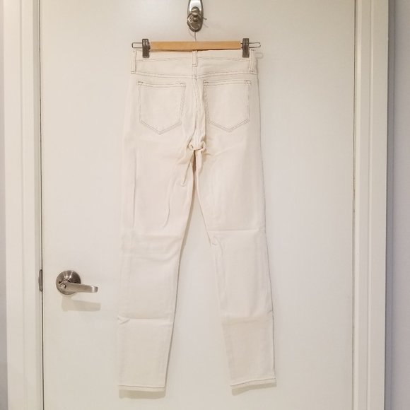 J Crew Ecru Toothpick Jeans - Picture 3 of 4